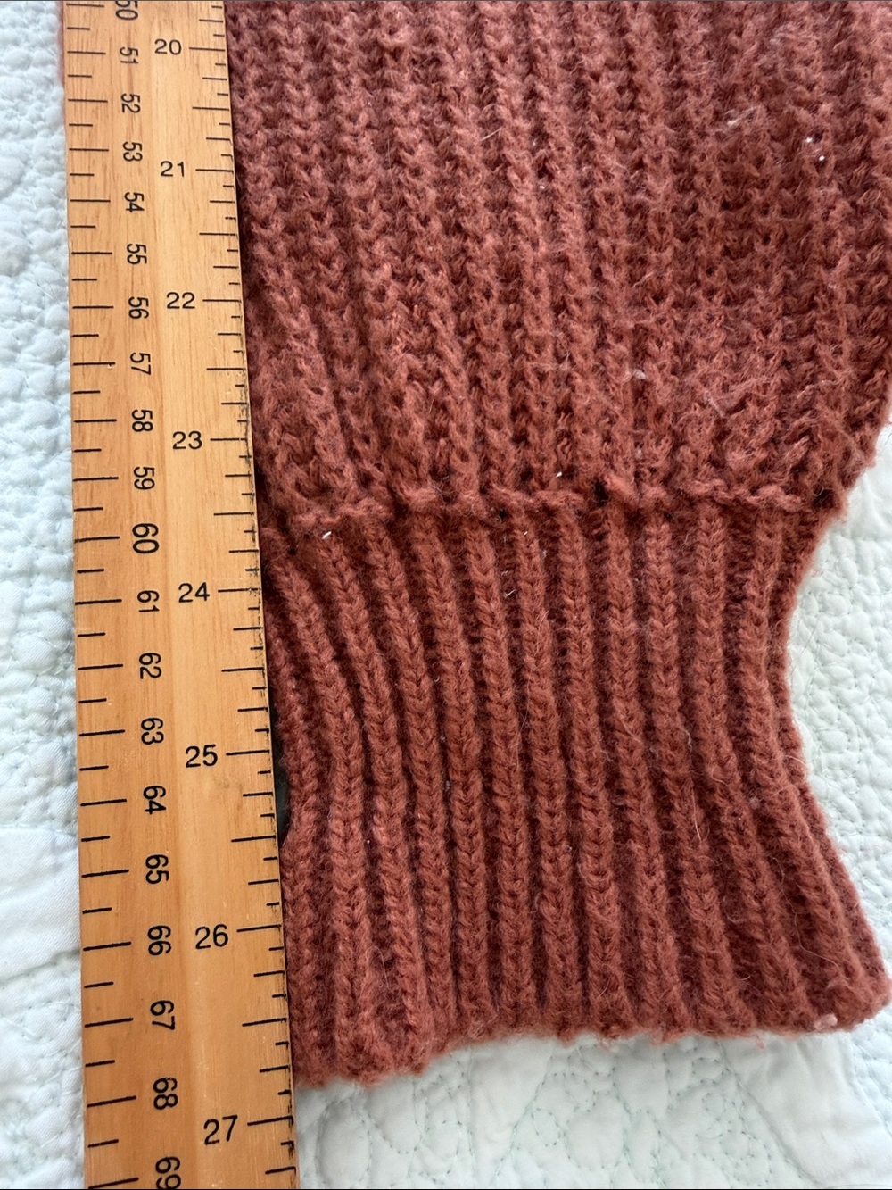Soft & Cozy button-Front Cardigan Sweater - Rusty Brown M - Picture 10 of 12